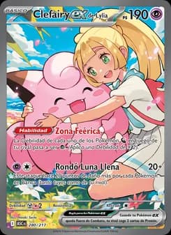 Clefairy ex de Lylia card in Spanish