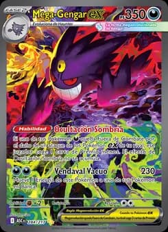 Mega-Gengar ex card in Spanish