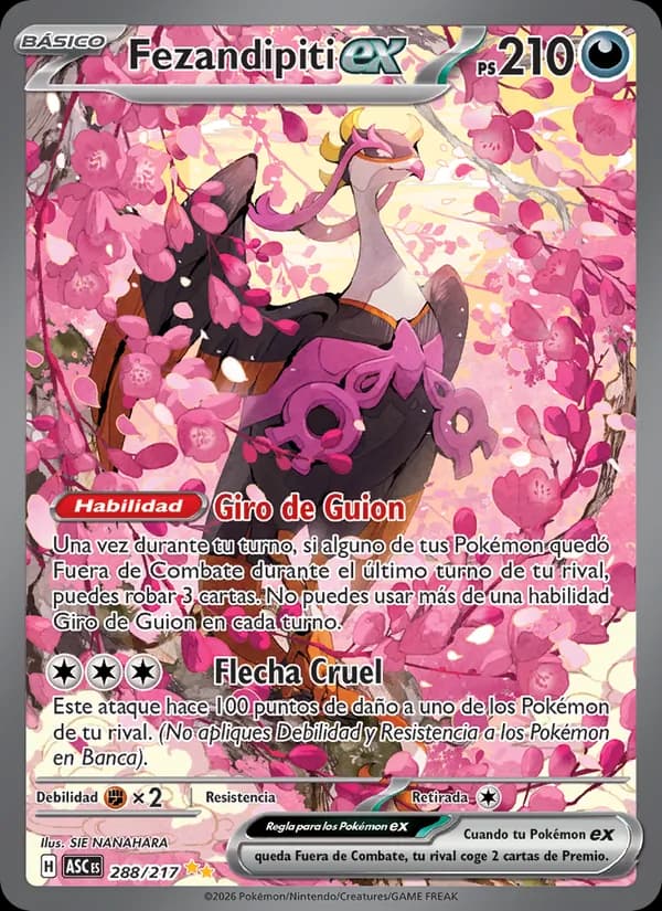 Fezandipiti ex card in Spanish