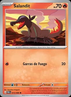 Salandit card in Spanish