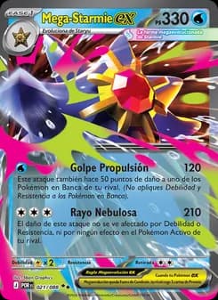 Mega-Starmie ex card in Spanish