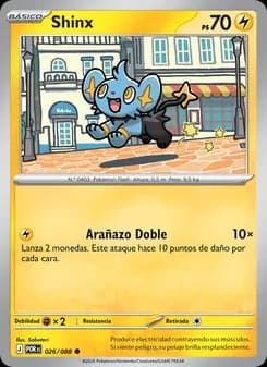 Shinx card in Spanish
