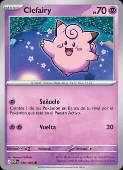 Clefairy card in Spanish