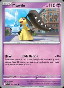 Mawile card in Spanish