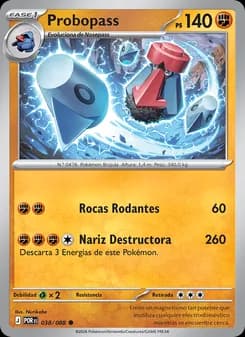 Probopass card in Spanish