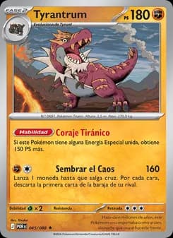 Tyrantrum card in Spanish
