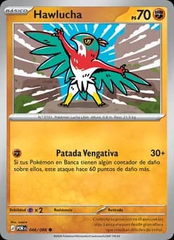 Hawlucha card in Spanish