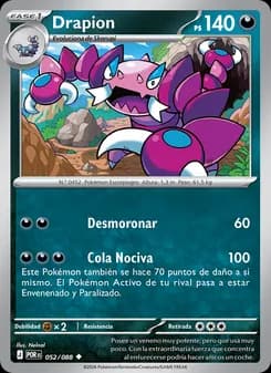 Drapion card in Spanish