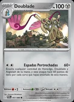Doublade card in Spanish