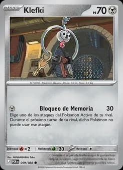 Klefki card in Spanish