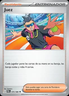 Juez card in Spanish
