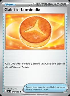 Galette Luminalia card in Spanish