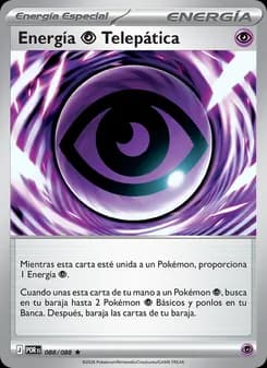 Energía Psychic Telepática card in Spanish