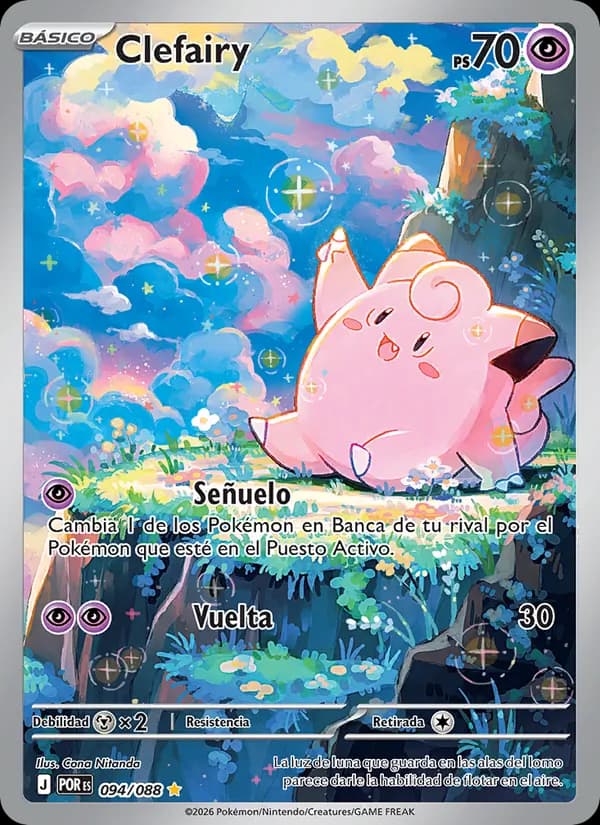 Clefairy card in Spanish