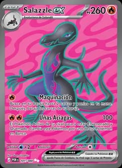 Salazzle ex card in Spanish