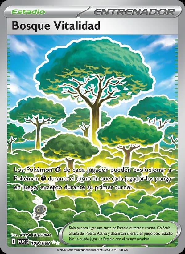 Bosque Vitalidad card in Spanish