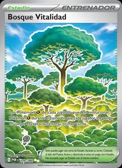 Bosque Vitalidad card in Spanish