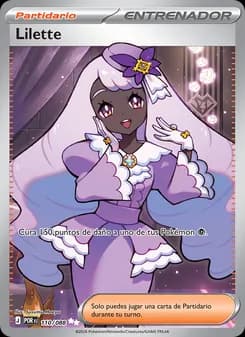 Lilette card in Spanish