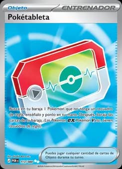 Pokétableta card in Spanish