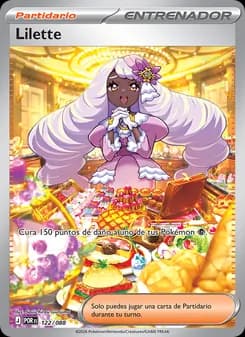 Lilette card in Spanish