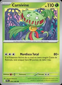 Carnivine card in Spanish