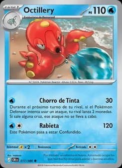 Octillery card in Spanish