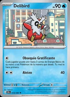 Delibird card in Spanish