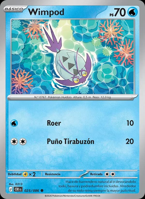 Wimpod card in Spanish