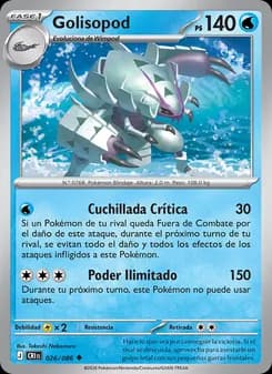 Golisopod card in Spanish