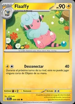 Flaaffy card in Spanish