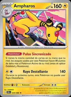 Ampharos card in Spanish