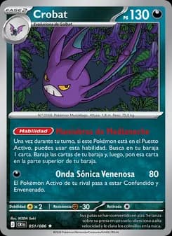 Crobat card in Spanish