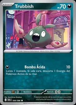 Trubbish card in Spanish