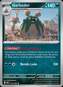 Garbodor card in Spanish