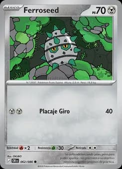 Ferroseed card in Spanish