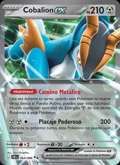 Cobalion ex card in Spanish
