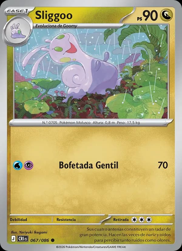 Sliggoo card in Spanish