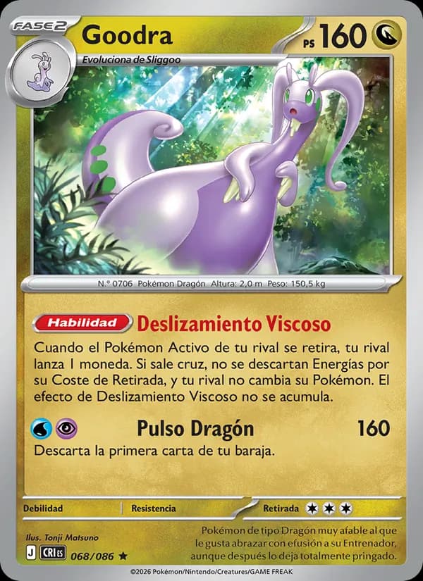 Goodra card in Spanish