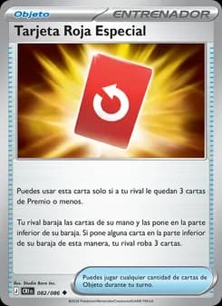 Tarjeta Roja Especial card in Spanish