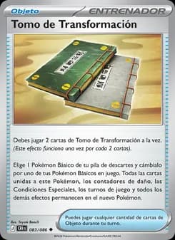 Tomo de Transformación card in Spanish