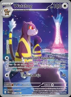 Watchog card in Spanish