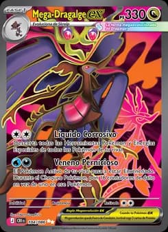 Mega-Dragalge ex card in Spanish