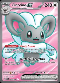 Cinccino ex card in Spanish