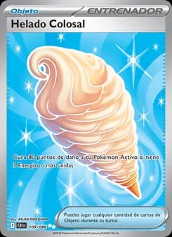 Helado Colosal card in Spanish