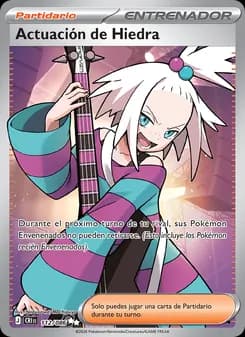 Actuación de Hiedra card in Spanish