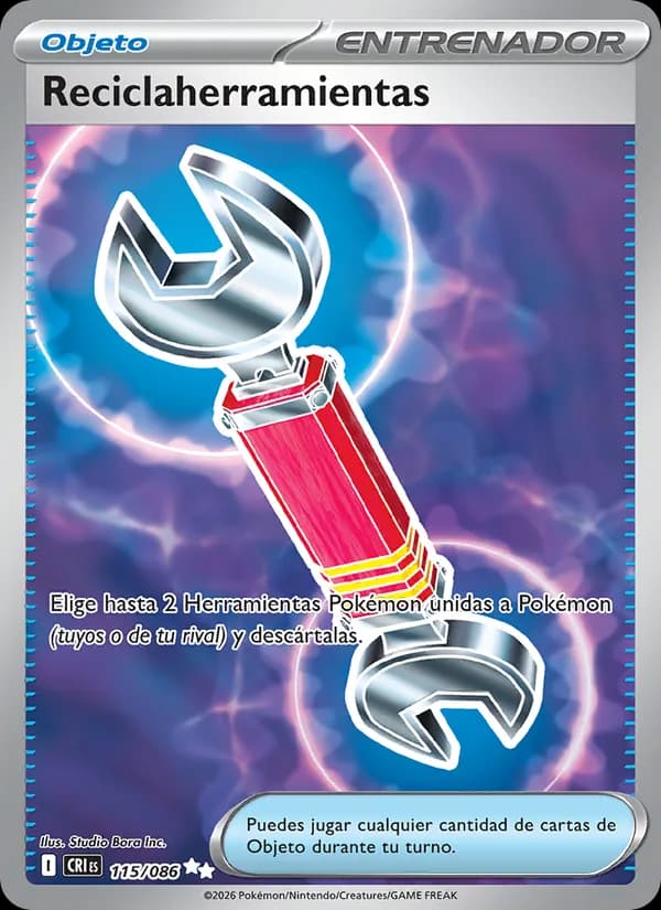 Reciclaherramientas card in Spanish