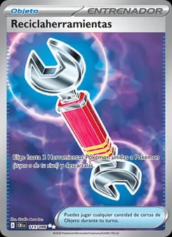 Reciclaherramientas card in Spanish