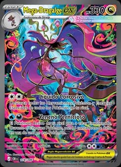 Mega-Dragalge ex card in Spanish