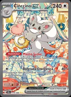 Cinccino ex card in Spanish