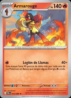 Armarouge card in Spanish
